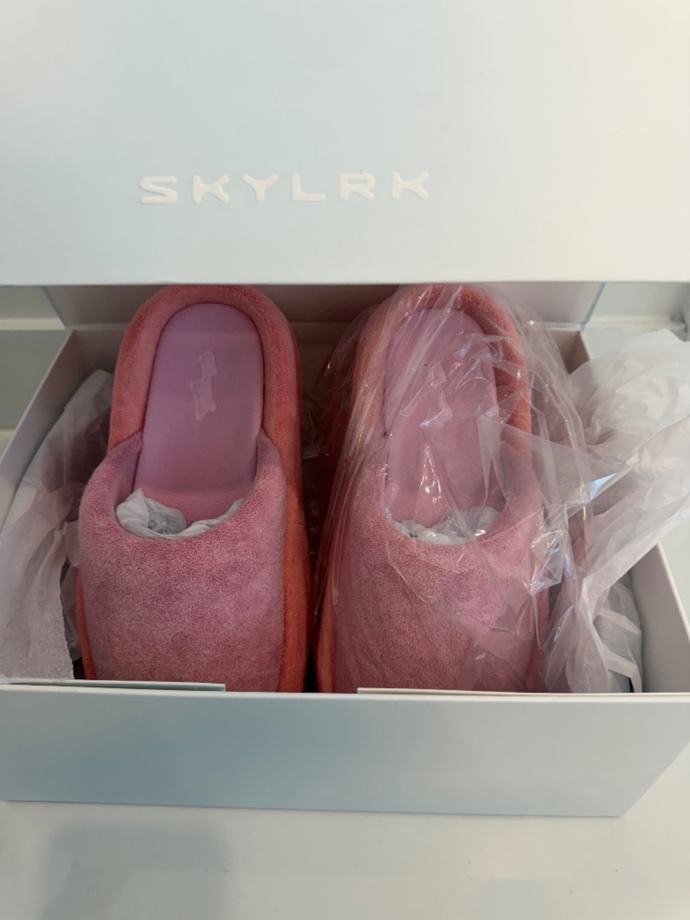 SKYLRK Chunky Mule Powder Pink Size 7 NEW